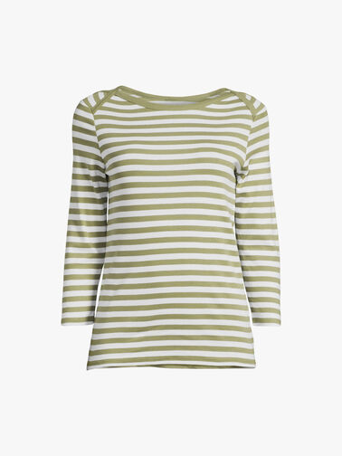 Striped-¾-Sleeve-Boat-Neck-Cotton-T-Shirt-3OA6E16A1