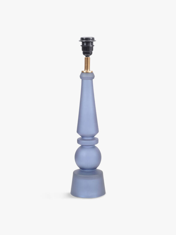 Nova Blue Glass Table Lamp