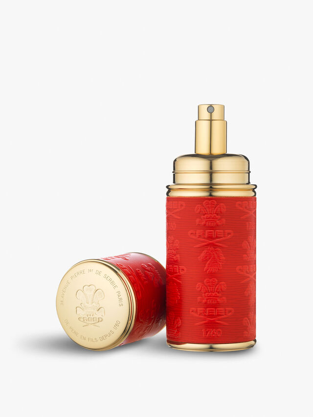 Gold Red Leather Atomiser 50 ml