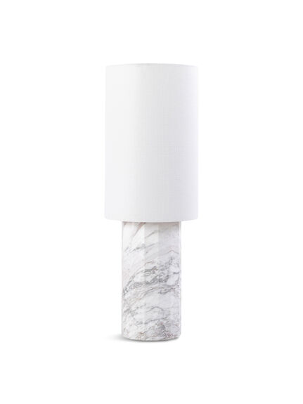 Colonna Marble Complete Table Lamp Grey
