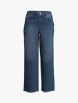 Clea Wide Leg High Waisted Cropped Jeans
