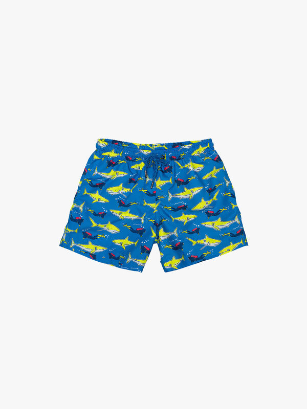 Scuba Shark Swim Shorts