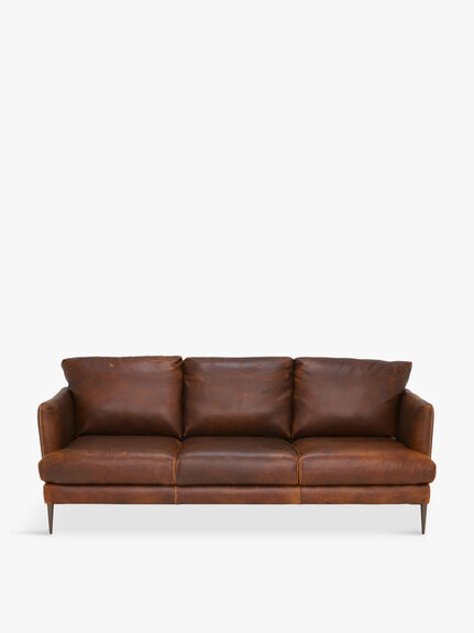 New Acacia Leather Sofa