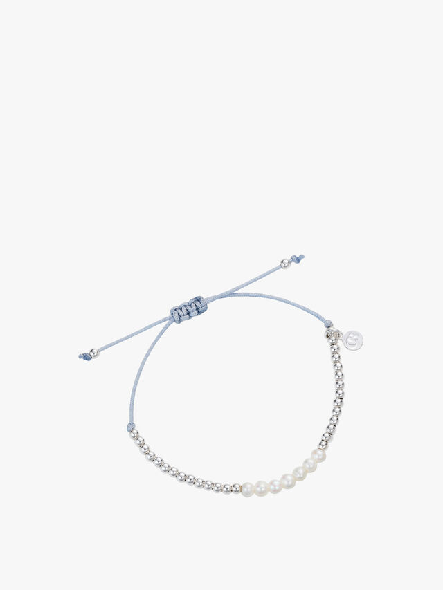 Abacus White Pearl Friendship Bracelet