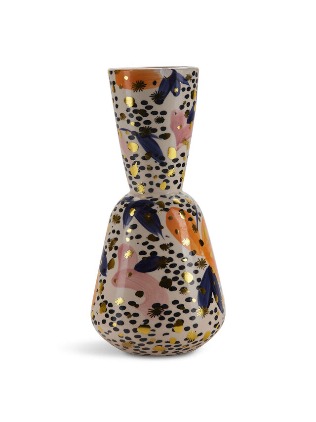 Coloured Dots Vase 28cm