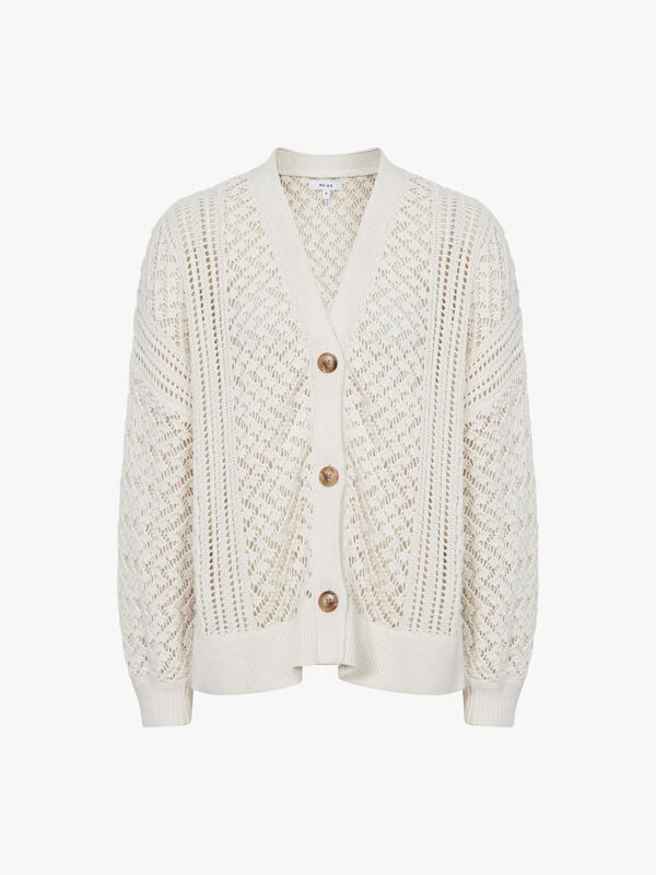 Laila Cable Knit Cardigan
