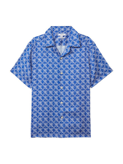 Tintipan Printed Cuban Collar Shirt