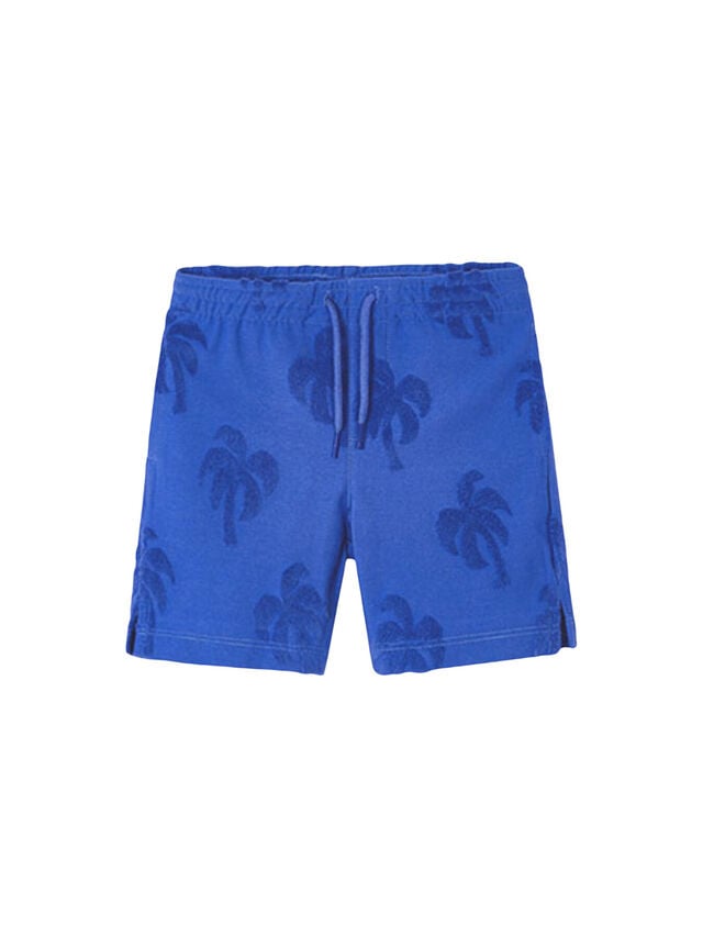 Palm tree towelling shorts