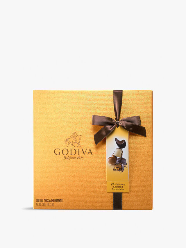 Gold Chocolate Box 24 Pieces 290g