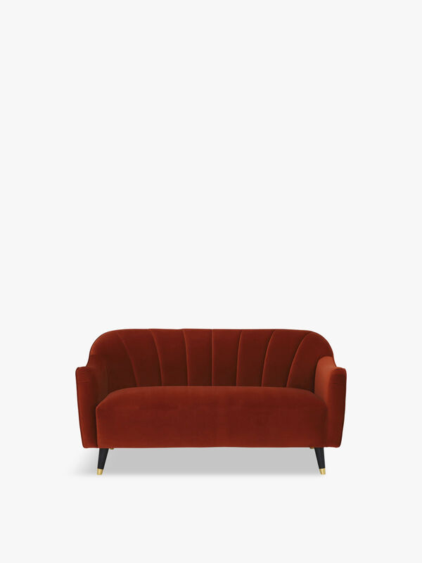 Lois 2 Seater Velvet Sofa