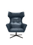 Jax Swivel Chair, Melbourne Navy Blue