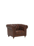 Ullswater Leather Club Chair, Vintage Tabac