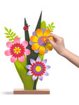 Wood & Felt Craft Kit- Make a Bunch of Flowers