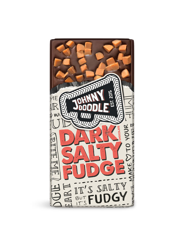 Johnny Doodle Dark Salty Fudge 150g