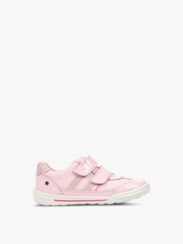 Seesaw Pink Leather Pre School Shoes