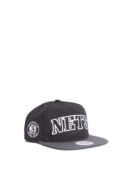 Brooklyn Nets NBA Black Golfer Cap