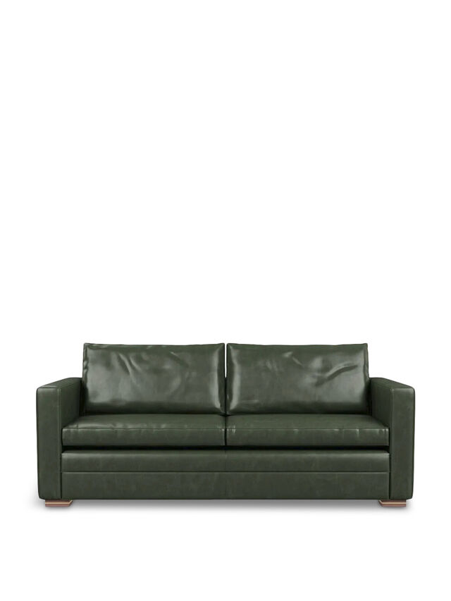 Palermo 3 Seater Sofa Leather Stonewash