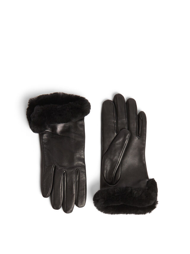 Leather Sheepskin Vent Gloves