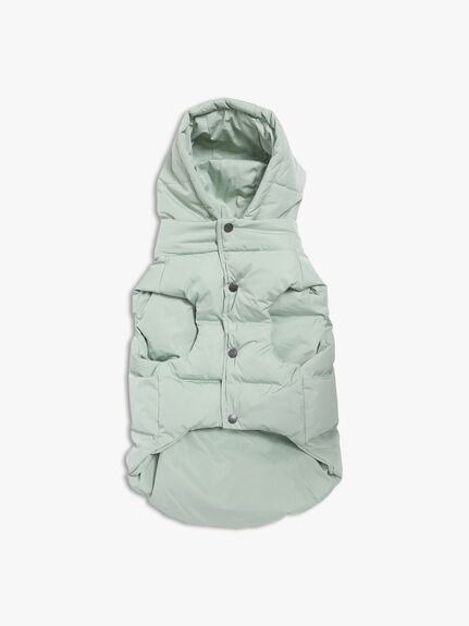 Hooded Puffer Mint Large