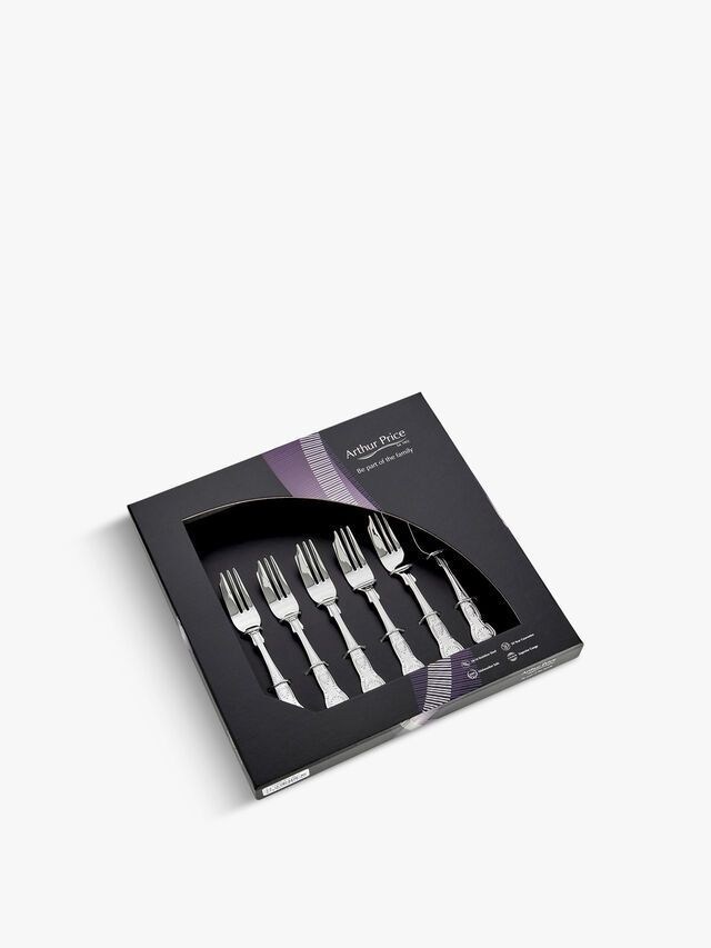 Classic Kings Pastry Forks 6 Piece Set