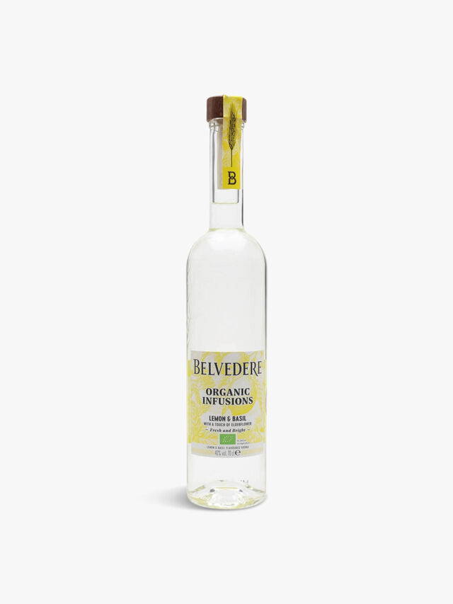Belvedere Organic Infusions Lemon and Basil Vodka 70cl