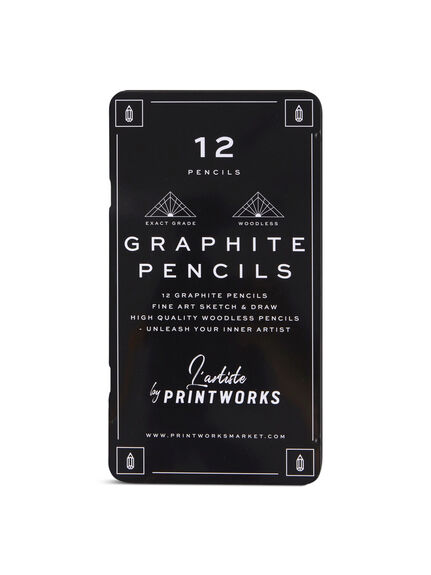 12 Colour pencils  Graphite