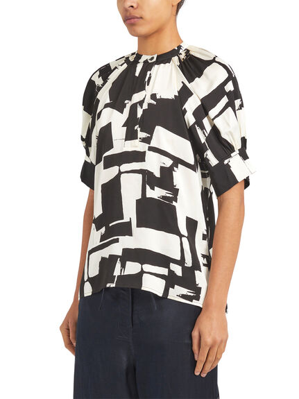 Venice Graphic Collage Top