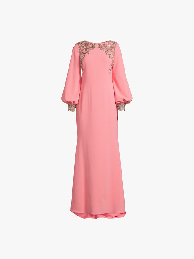 Long Sleeve Cuff Gown