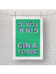 Gin & Tonic  Tea Towel