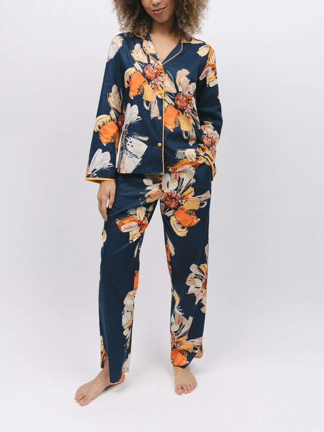 Cosmo Navy Floral Pyjama Bottom
