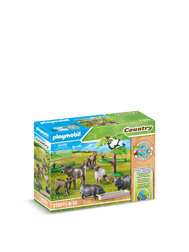 Country Animal Set with Paddock