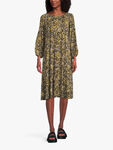 Nybela Abstract Print Jersey Midi Dress
