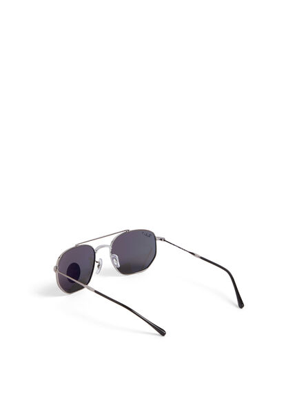 RB3707 Angular Polarised Metal Sunglasses