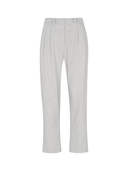Pale Grey Tapered Trousers