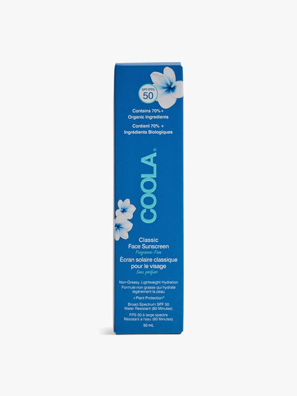 Coola Face Lotion SPF50 Unscented 50ml