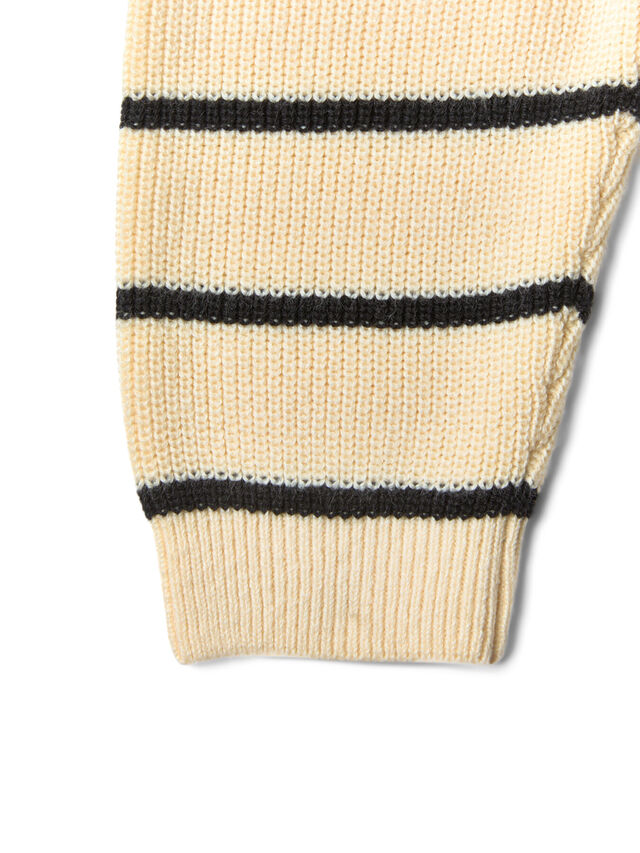 Striped Cardigan Knit Set