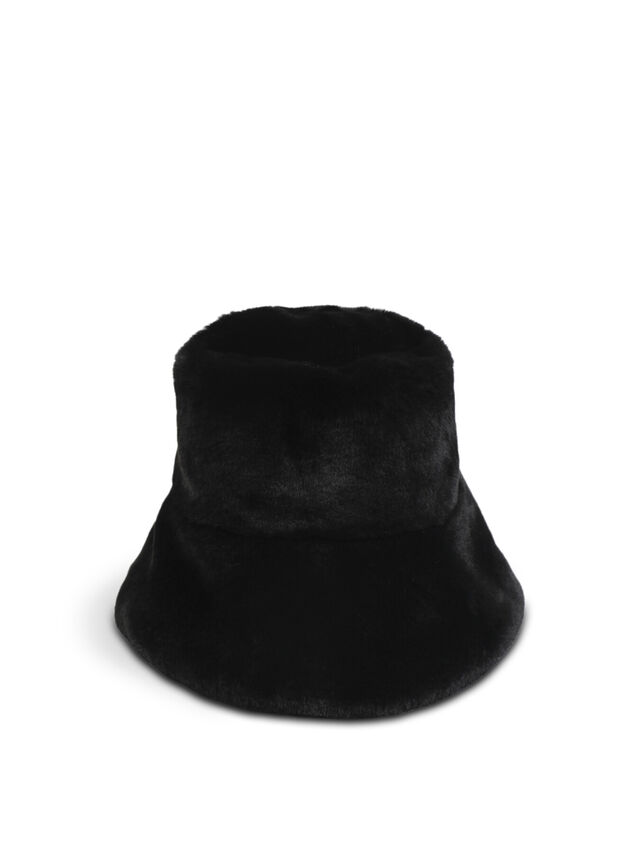 Hepburn Soft Faux Fur Plush Hat