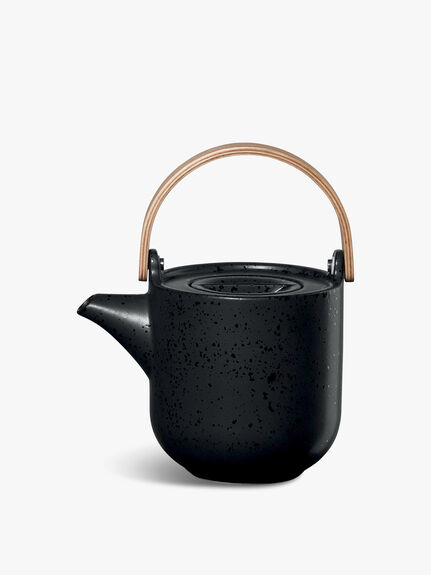 Coppa Kuro Teapot with Wooden Handle
