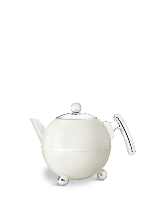 Duet Bella Ronde Design Double Walled Teapot with Chrome Fittings