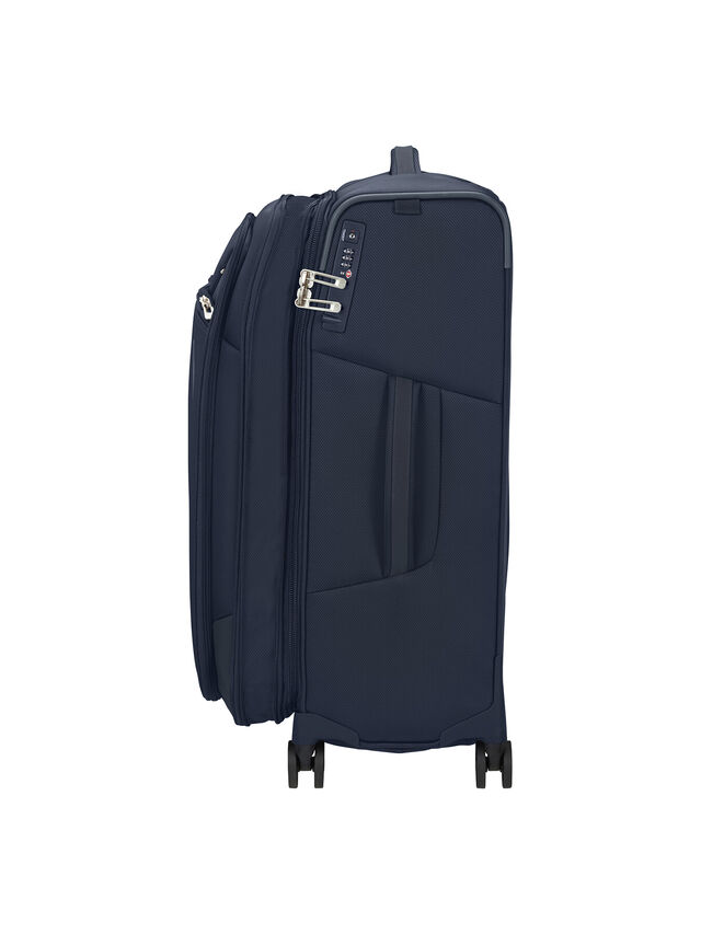 RESPARK SPINNER 4 wheel 67cm expandable navy suitcase