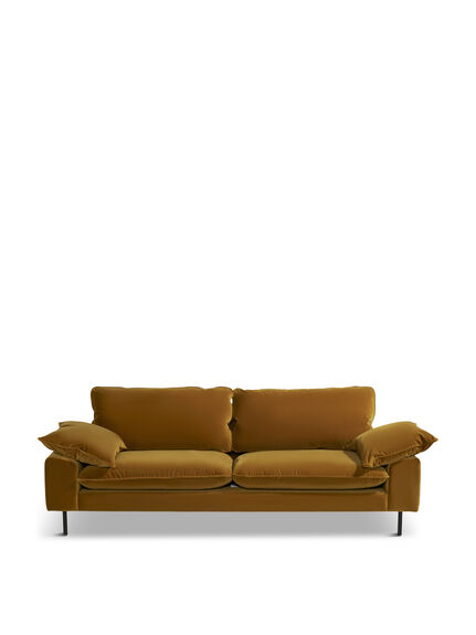 Titan 3 Seater Velvet Sofa