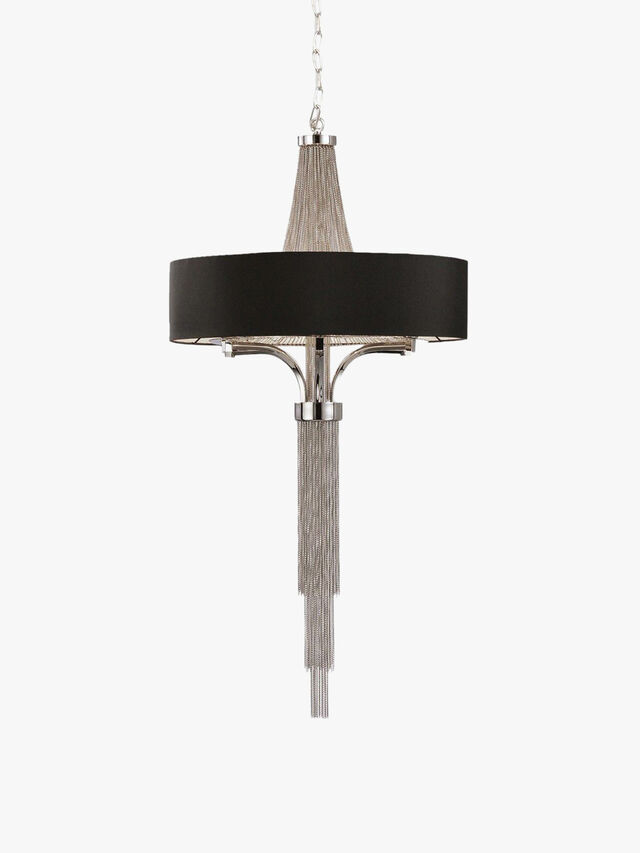 Langan Chandelier Small With Black Shade