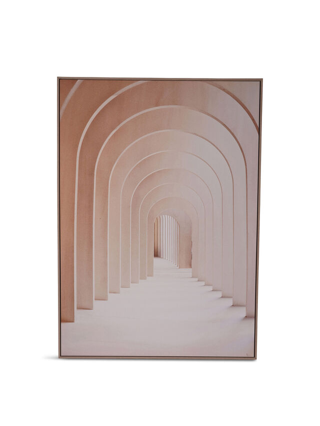 Distant Arches Framed Canvas