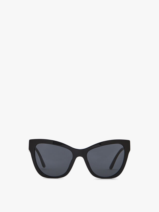 Versace Logo Acetate Cat eye sunglasses