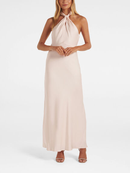 Yvette Knot Tie Neck Gown