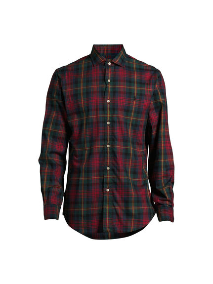 Custom Fit Sanded Twill Check Shirt