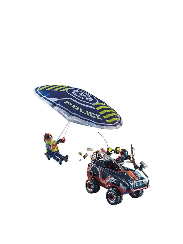 City Action Police Parachute with Amphibious Vehicle