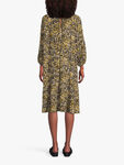 Nybela Abstract Print Jersey Midi Dress