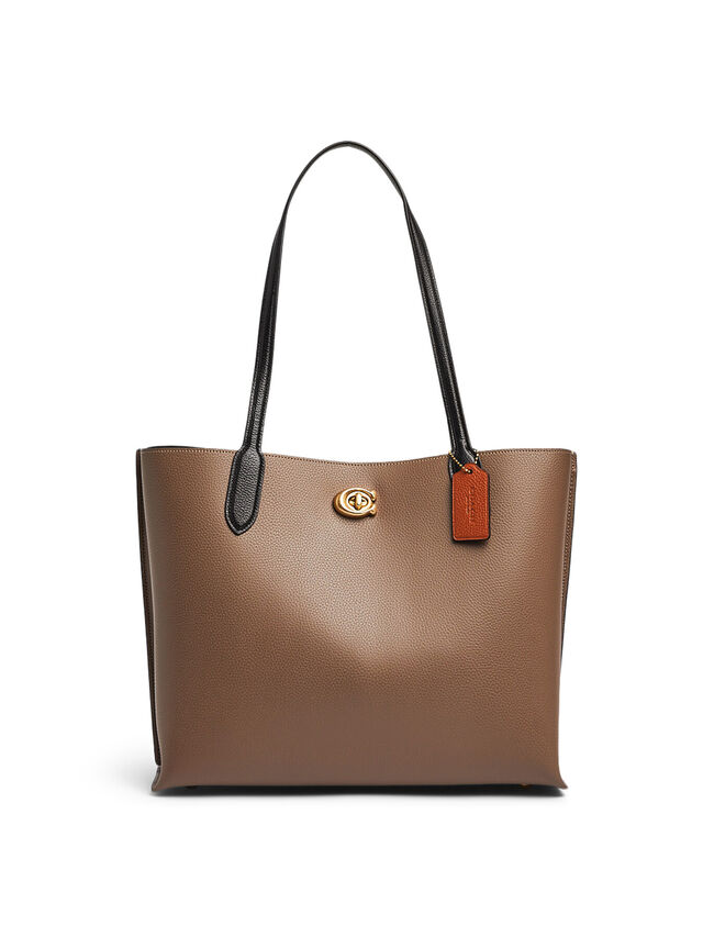 Willow Tote In Colorblock With Signature Canvas Interior