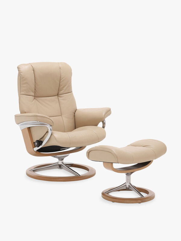 Stressless Mayfair Signature Chair and Stool